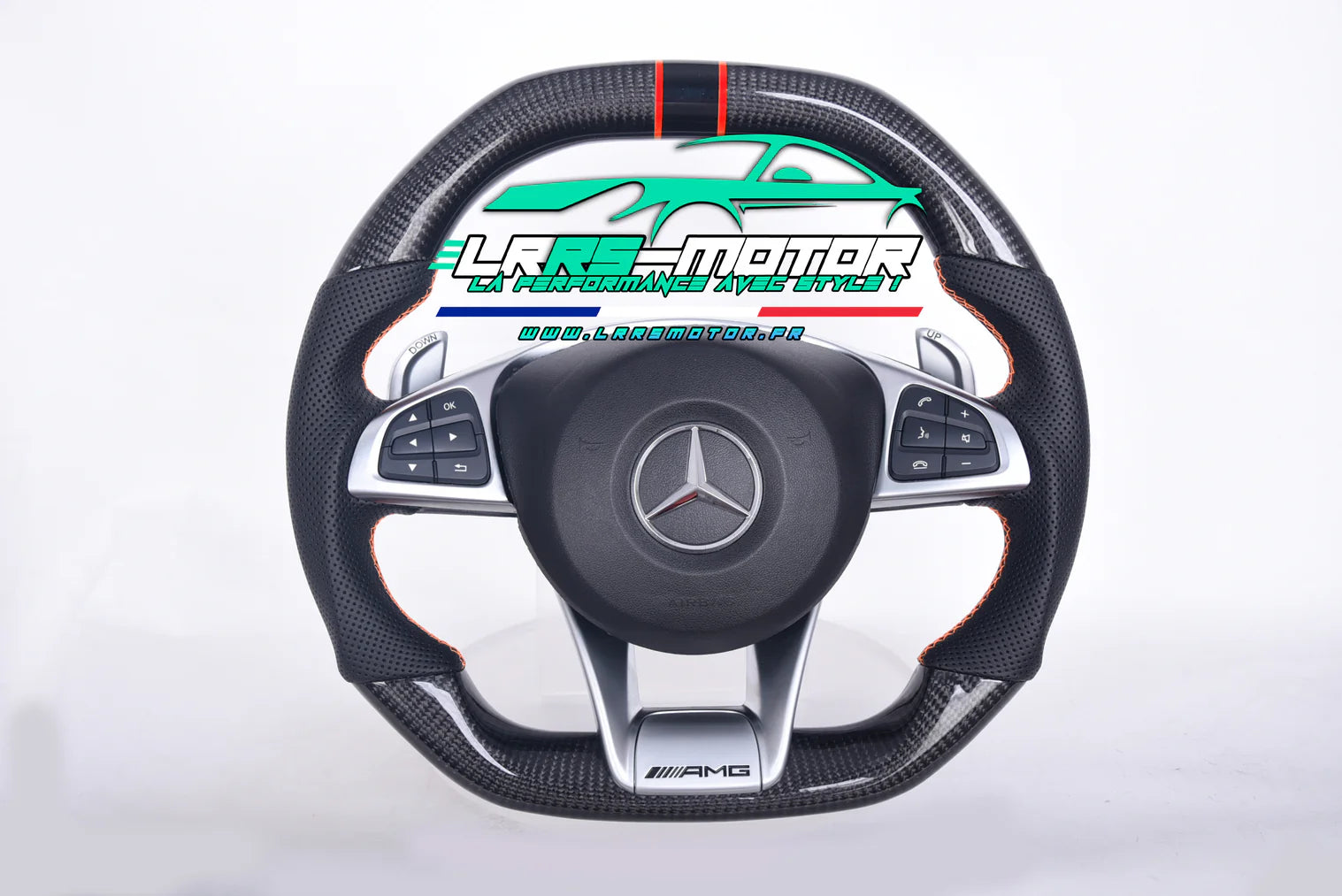 Carbon stuurwiel Mercedes Benz AMG w205 (2014 - 2017) C63, E63, GT63, GTS63, GTC63, A45