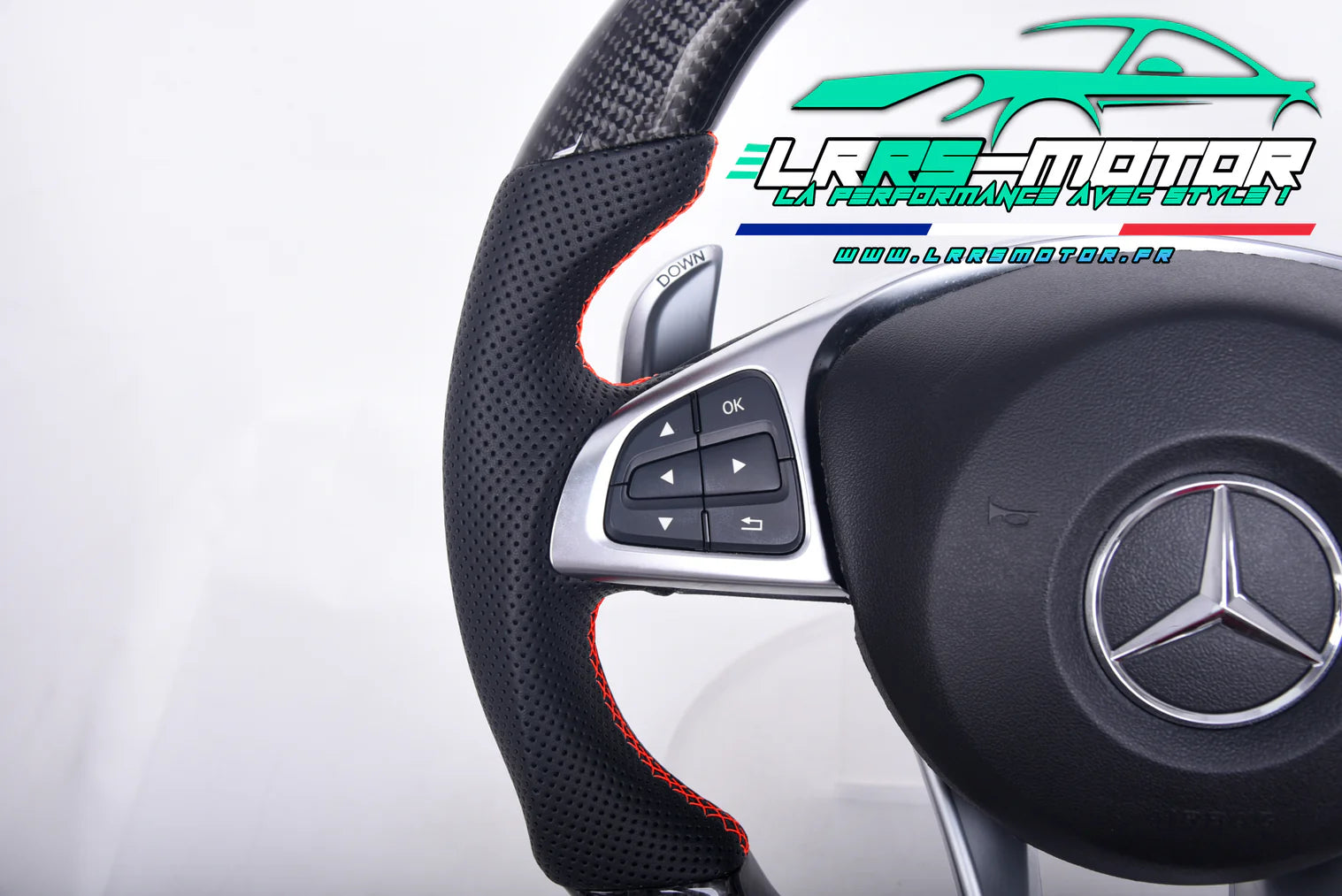 Carbon stuurwiel Mercedes Benz AMG w205 (2014 - 2017) C63, E63, GT63, GTS63, GTC63, A45