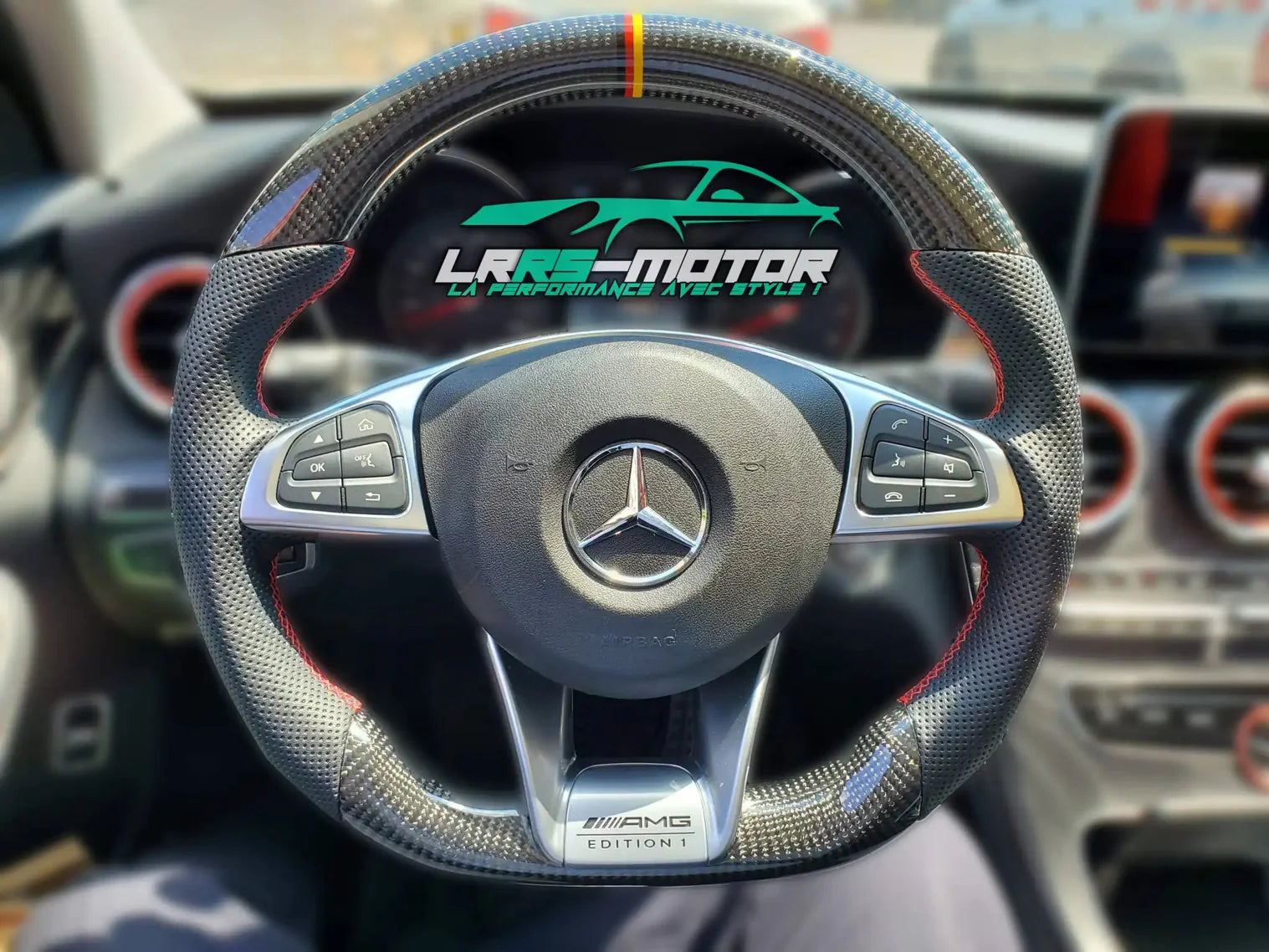 Carbon stuurwiel Mercedes Benz AMG w205 (2014 - 2017) C63, E63, GT63, GTS63, GTC63, A45