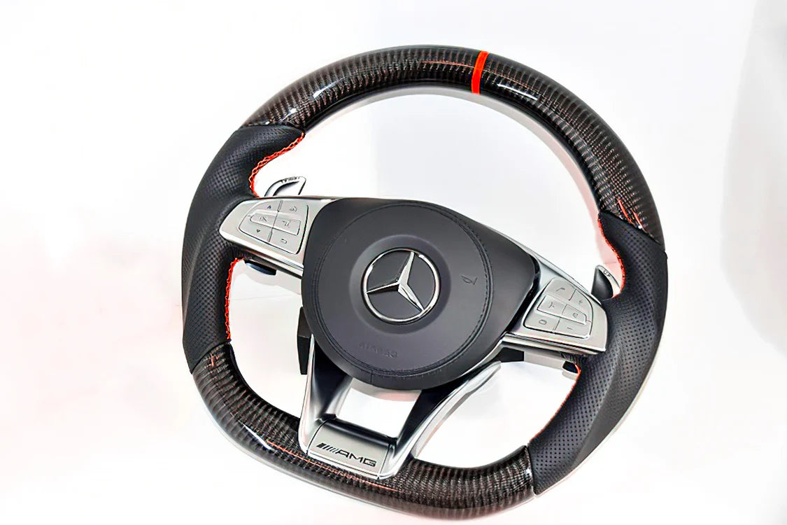 Carbon stuurwiel Mercedes Benz AMG w205 (2014 - 2017) C63, E63, GT63, GTS63, GTC63, A45