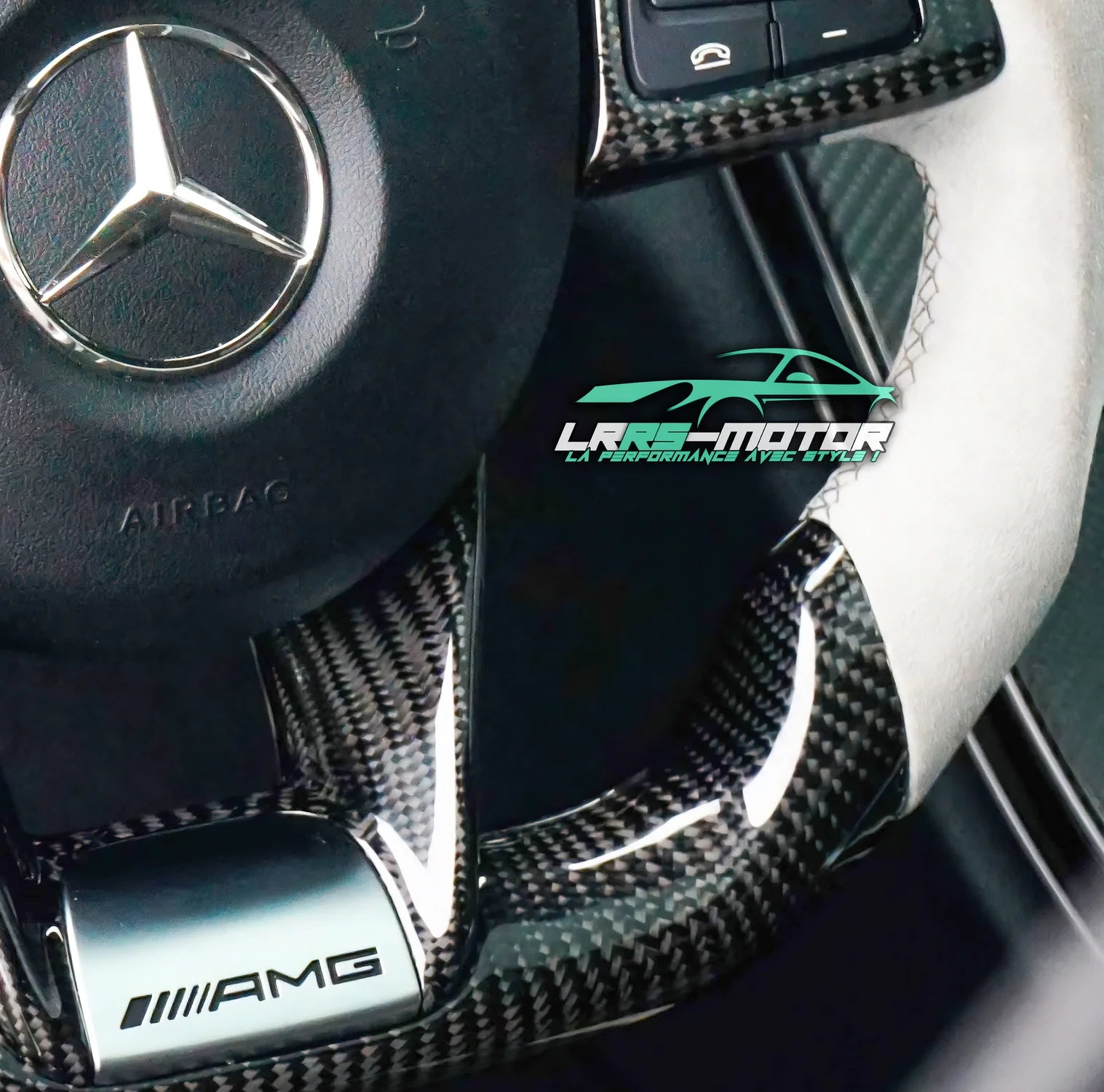Carbon stuurwiel Mercedes Benz AMG w205 (2014 - 2017) C63, E63, GT63, GTS63, GTC63, A45